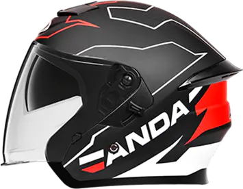 Capacete de rosto aberto