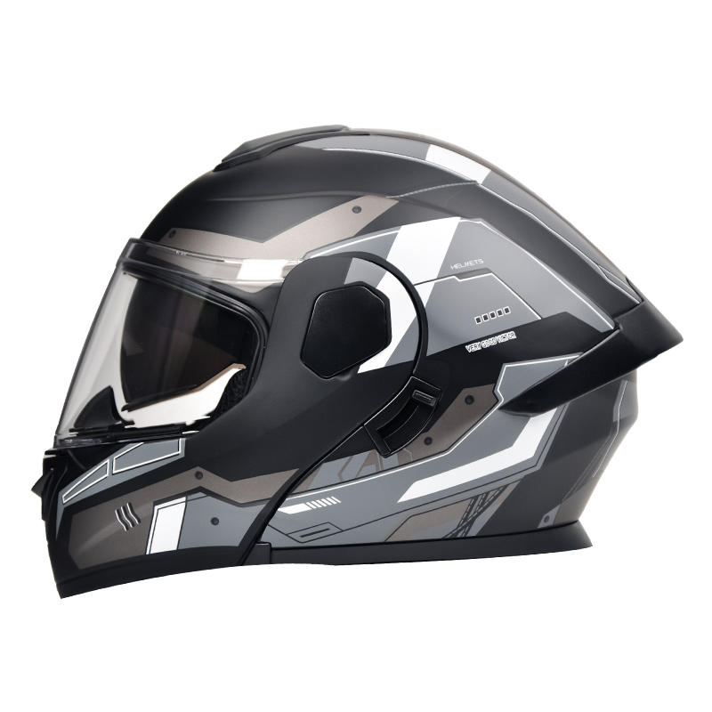 NB800 DOT Padrão Flip Up Capacete de Motocicleta Viseiras Duplas Capacete de Motocross