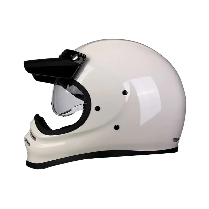 Capacete de motocross de rosto inteiro de fibra de vidro 881 com forro confortável