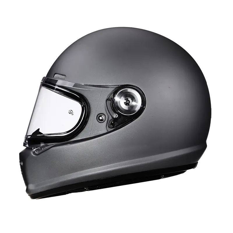 Capacete de motocross de fibra de vidro para motocicleta de rosto inteiro padrão 68 DOT