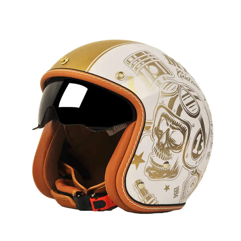 MT901 DOT Certified Retro Open Face Capacete de motocicleta Capacete de motocross