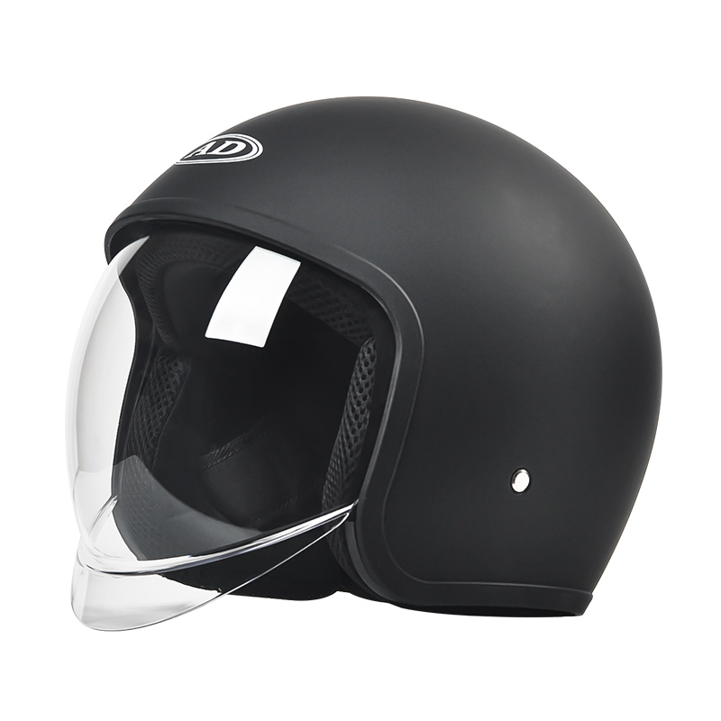 FG05 Retro Open Face Capacete de motocicleta com viseiras duplas Capacete de motocross