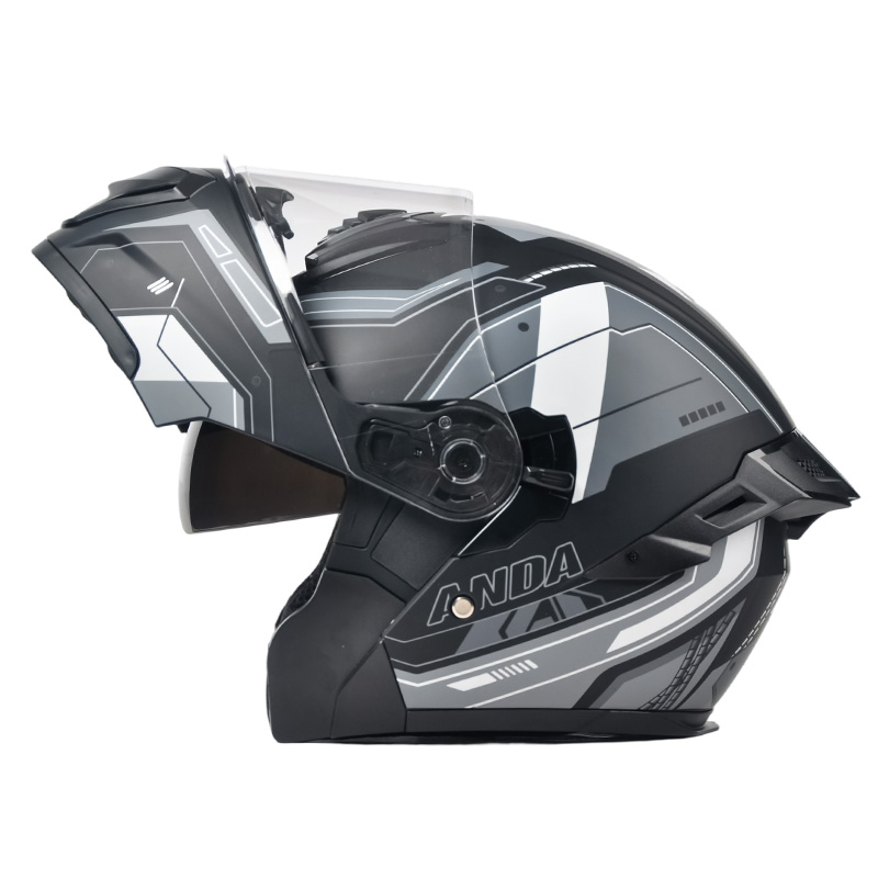102 Flip Up Capacete de motocicleta com viseiras duplas Capacete de motocross