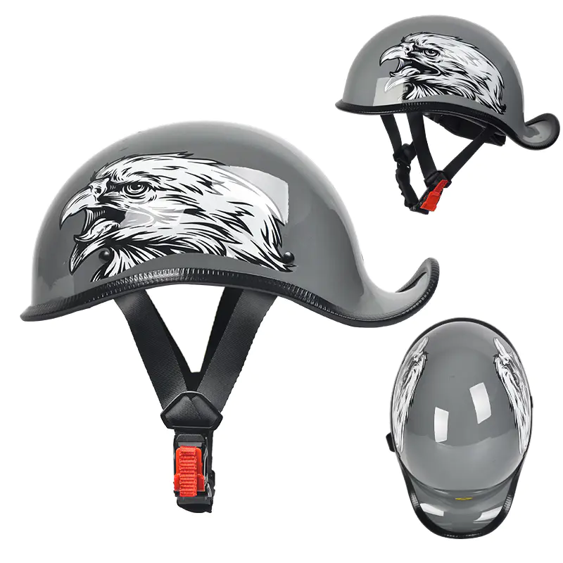 ZX306 Cruise Retro Half Face Capacete de motocicleta ABS Capacete de motocross