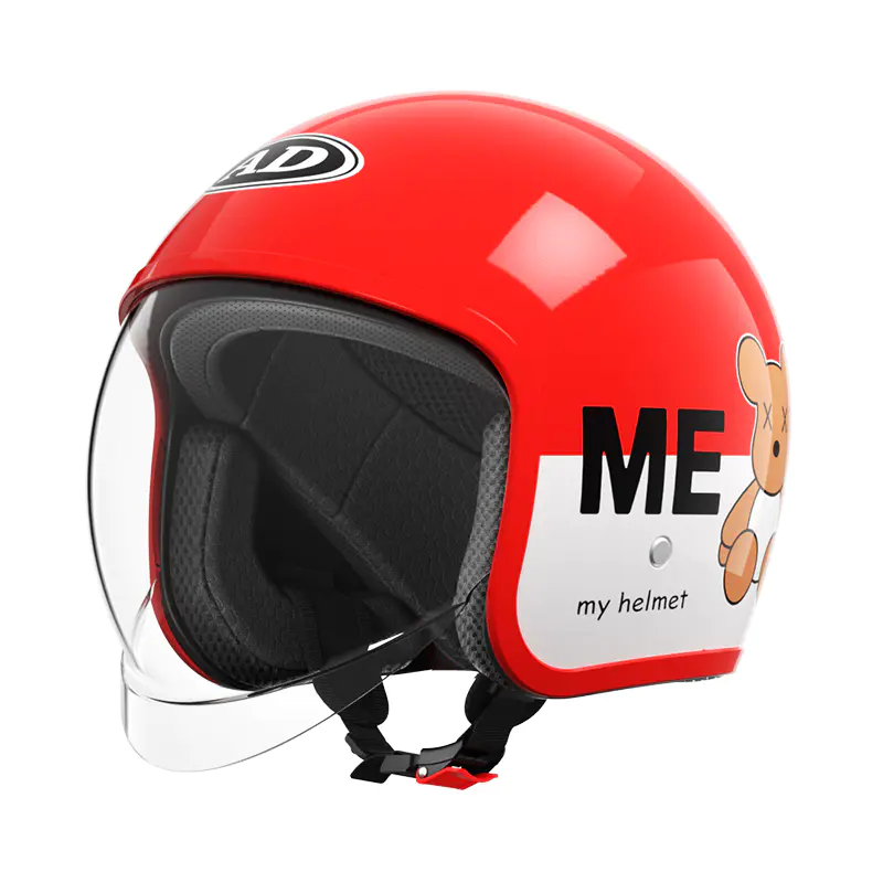 FG06 Kids Retro Open Face Capacete de motocicleta ABS Mountain Off Road Capacete