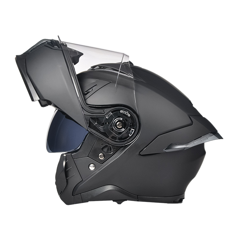 LP001 Viseiras Duplas Flip Up Capacete De Motocicleta Capacete Modular De Motocross